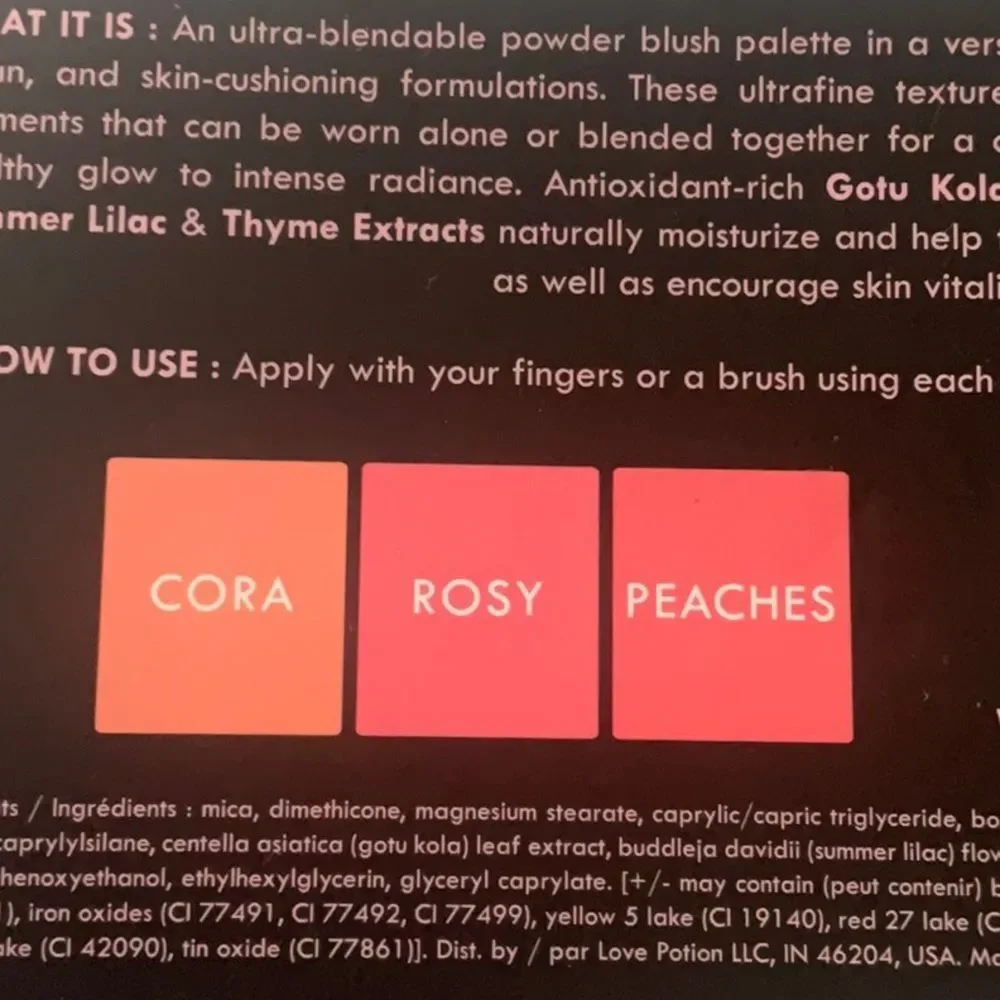 KvossNYC Blushing Beauty Luminous Blush Palette